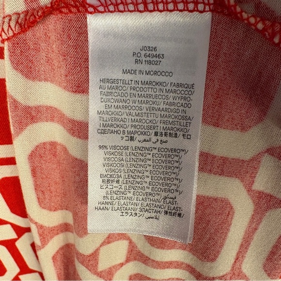 Boden Red White Squares Amelie A-Line Midi Dress - Picture 9 of 10